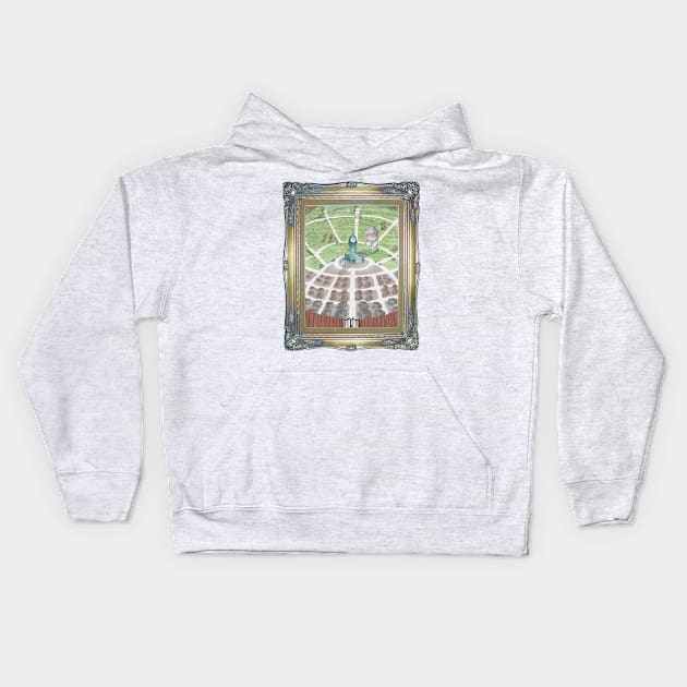 Ye Olde Ostium Map Kids Hoodie by ostiumpodcast